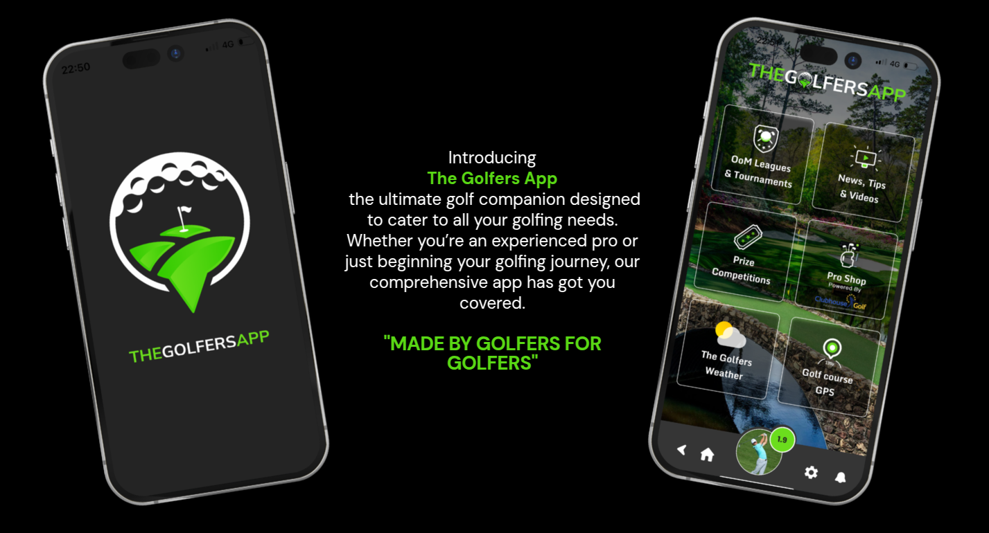 Mobile App Dev & UI/UX Design for Golf App Provider