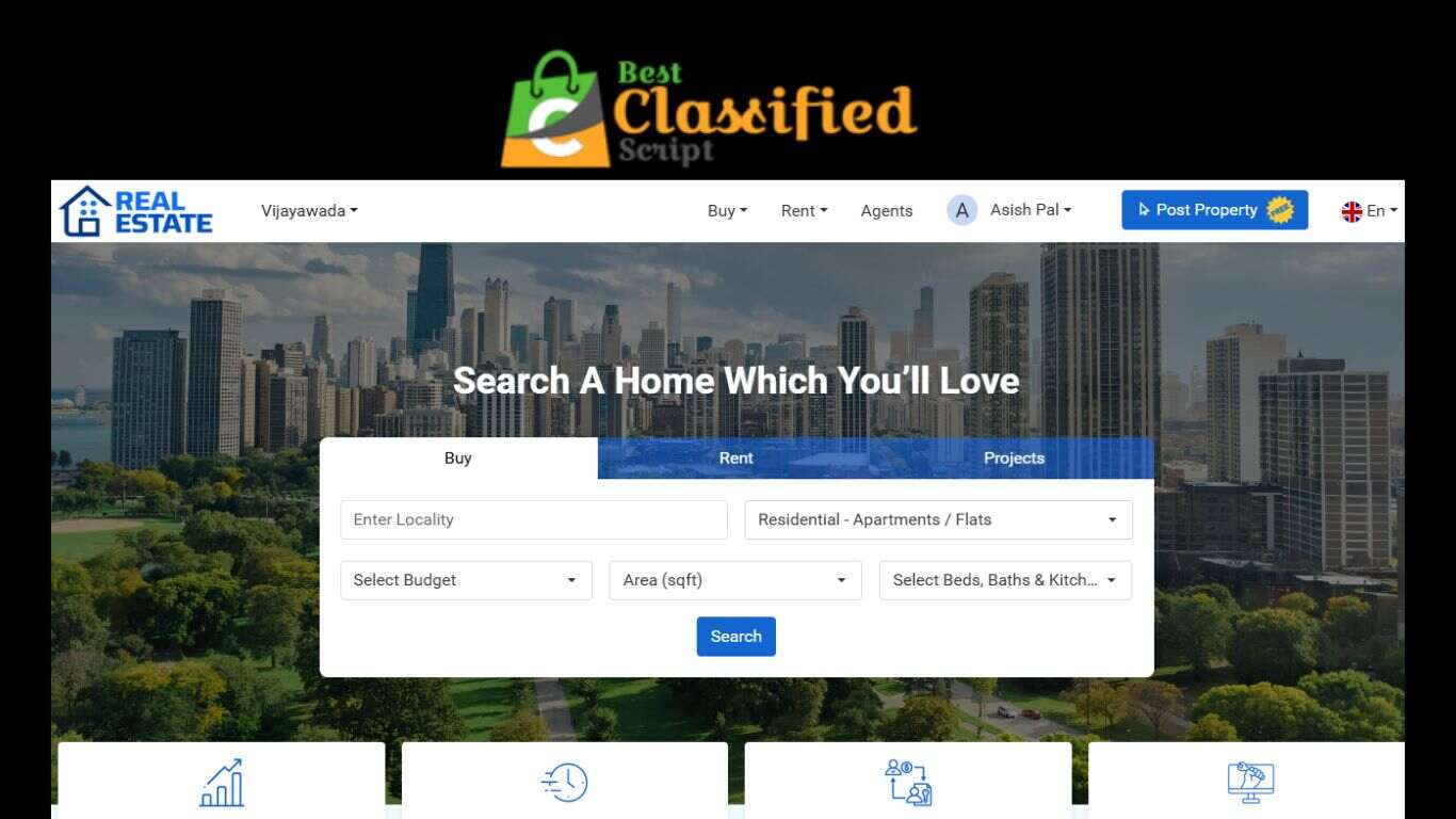 Real Estate Classified script