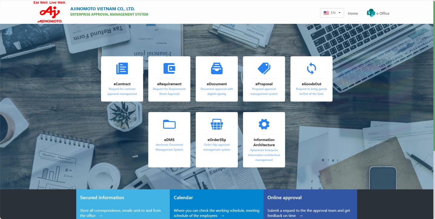 Ajinomoto Vietnam eOffice