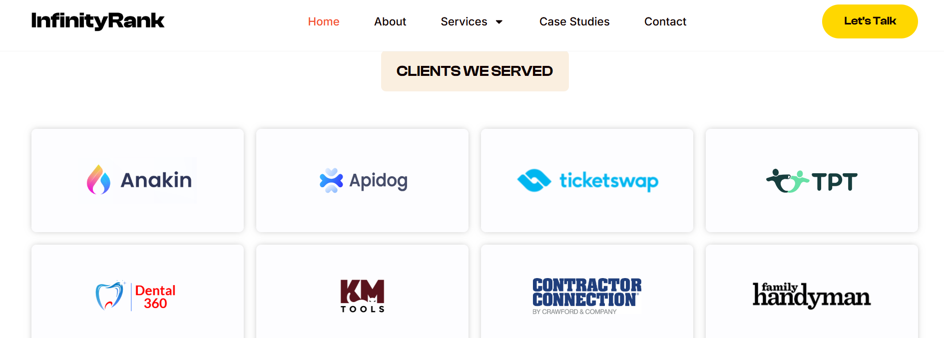 Infinity rank SEO image 36553